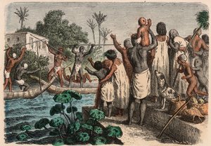 مصر القديمة: التبارز المائي ، 1866