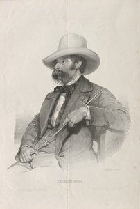 صورة للمؤلف فيديريكو ريتشي 1809-1877 ، 1853. بواسطة هاينريش ستول