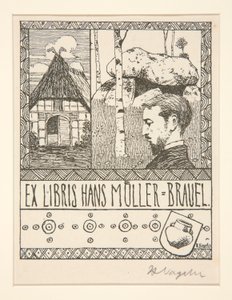كتاب: Ex Libris Hans Mueller-Blauel بواسطة هاينريش فوجيلر