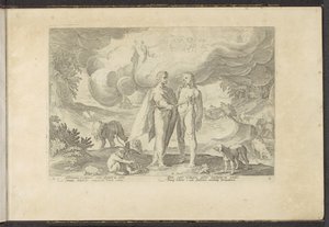 بروميثيوس يعطي الإنسان النار تحولات أوفيد (عنوان المسلسل) Recreations of P. Ovidius Naso (عنوان السلسلة) بواسطة هندريك جولتزيوس (ورشة عمل)