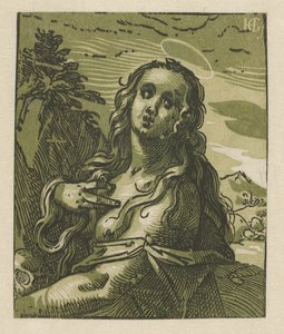 بقلم boetvaardige Maria Magdalena بواسطة هندريك جولتزيوس