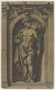 الزئبق ماركوس (العنوان على الكائن) بواسطة Polidoro da Caravaggio
