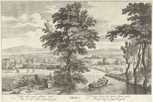 مايو ، مع شركة في المناظر الطبيعية Mayus (العنوان على الكائن) الاثني عشر شهرًا (عنوان المسلسل) بواسطة جان وايلدن