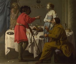 يعذب يعقوب لابان لإعطائه ليا مكان راحيل ، 1627