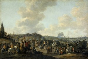 رحيل الملك تشارلز الثاني ملك إنجلترا من شيفينجن في 2 يونيو 1660 ، 1683