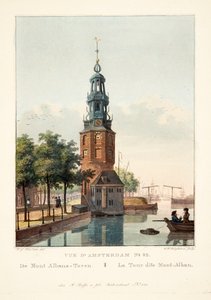 منظر أمستردام رقم 32. من مونت ألبانز - تورين. لاتور ديت مونت ألبان ، 1825 (نقش يدوي)