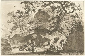 Landschap التقى een visser en een rustende man اثنا عشر تصميمًا تم حسابها لاستخدام أولئك الذين يتعلمون رسم المناظر الطبيعية (عنوان السلسلة) بواسطة تيموثي شيلدريك