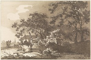 اجتمع Landschap مع koeien تم حساب اثني عشر تصميمًا لاستخدام من يتعلمون رسم المناظر الطبيعية (عنوان السلسلة) بواسطة تيموثي شيلدريك