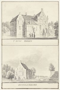 القصور Rhaan و Schuylenburg في Salland ، Overijssel