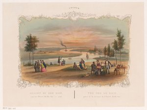 منظر لنديرين من فندق بيلفيو في أرنهيم منظر لنهر الراين من فندق Belle Vue (العنوان على الجسم) Arnhem (عنوان المسلسل على الكائن)