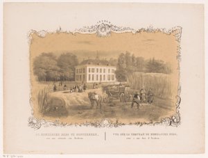منظر لمنزل ومنزل Hemelse Berg في Oosterbeek الجبل السماوي في Oosterbeek ، على بعد ساعة من Arnhem (العنوان على الكائن) Arnhem (عنوان المسلسل على الكائن) بواسطة Weduwe Huygens