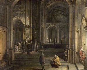 داخل كنيسة ، 1620