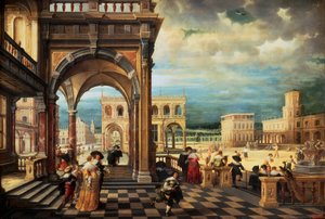 القصر الإيطالي ، 1623 (زيت على النحاس)