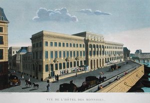 فندق Hotel des Monnaies ، حوالي 1815-2020 (نقش ملون) بواسطة هنري (بعد) Courvoisier Voisin