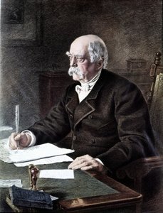 أوتو ، الأمير فون بسمارك (1815 - 1898) ، رجل دولة ألماني وفقًا لرسومات جميع القديسين بواسطة هنري (بعد) توسان