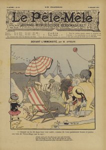 أمام الحد. رسم توضيحي لـ Le Pele-Mele ، 1901