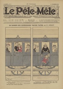 خطر التعبيرات الجاهزة. رسم توضيحي لـ Le Pele-Mele ، 1902