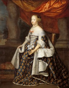 صورة ماريا تيريزا من إسبانيا 1638-1683 كملكة فرنسا