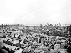قرية الكرنك ، النوبة ، مصر ، 1887 بواسطة جورج هنري بشارد