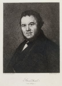 صورة لماري هنري بيل ، ديت ستيندال 1783-1842 في عام 1840. بواسطة هنري برنجير