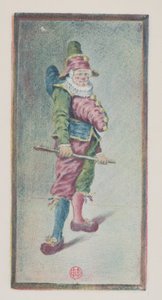 Punchinello ، ثلاثة أرباع إلى اليمين ، ج. 1887. بواسطة هنري تشارلز جيرار