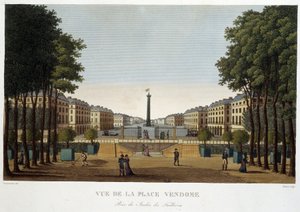 Place Vendôme ، إطلالة على حديقة - باريس من قبل Courvoisier بواسطة Henri Courvoisier-Voisin