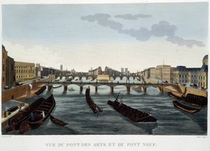 منظر ل Pont des Arts و Pont Neuf - بواسطة Courvoisier بواسطة Henri Courvoisier-Voisin