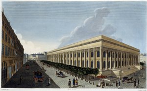 منظر للبورصة الجديدة ومحكمة التجارة - في "Vues de Paris" بواسطة Courvoisier بواسطة Henri Courvoisier-Voisin
