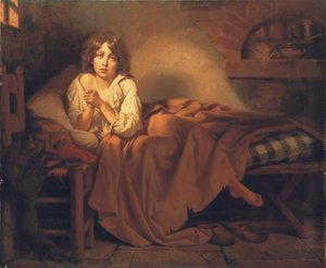 دوفين لويس السابع عشر في سجن المعبد ، 1851 بواسطة هنري ديكايسن