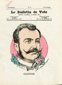 سلسلة Ballot الثانية ، Satirique en Colors: Delafosse - رسم بواسطة Henri Demare (1846-1888) بواسطة هنري ديماري