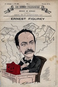 كارتون إرنست فيجي (1836-1903) من 'Les Hommes d'Today' ج. 1880 1880 بواسطة هنري ديمير (1846-1888) بواسطة هنري ديماري