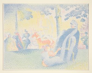 الشانزليزيه بواسطة Henri-Edmond Cross