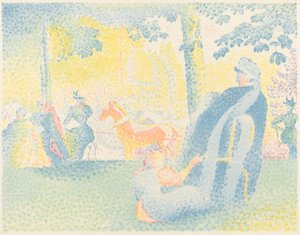 في الحديقة بواسطة Henri Edmond Cross