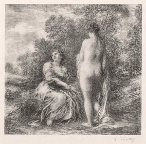 السباحون بواسطة Ignace Henri Jean Fantin Latour