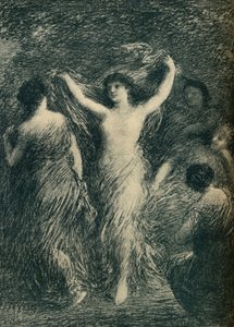 الراقصين ، c1900 بواسطة Ignace Henri Jean Fantin Latour