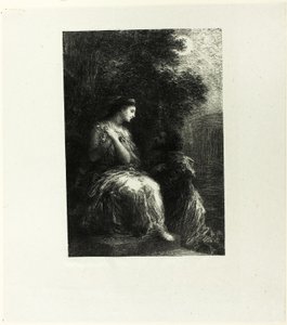 دويتو التروجان ، اللوحة السابعة بواسطة Ignace Henri Jean Fantin Latour