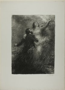 خاتمة الهولندي الطائر ، اللوحة الثانية بواسطة Ignace Henri Jean Fantin Latour