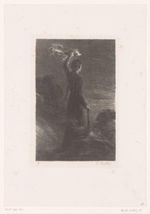 يعطي Isolde تريستان الإشارة المتفق عليها تريستان وإيزولت. القانون الثاني. إشارة dans la nuit حياة وأعمال ريتشارد فاغنر (عنوان المسلسل) بواسطة Ignace Henri Jean Fantin Latour