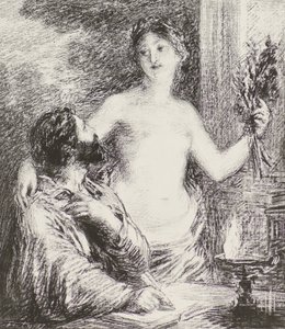 الموسيقي بواسطة Ignace Henri Jean Fantin Latour