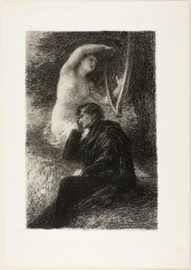 ليليو: القيثارة الإيولية ، من هيكتور بيرليوز ، حياته وأعماله بواسطة Ignace Henri Jean Fantin Latour