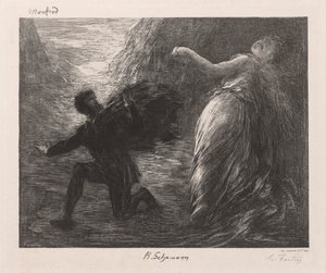 مانفريد وعشتروت بواسطة Ignace Henri Jean Fantin Latour