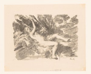 تستيقظ امرأة عارية لو ريفيل بواسطة Ignace Henri Jean Fantin Latour