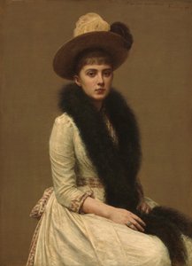 صورة لسونيا ، ١٨٩٠. بواسطة Ignace Henri Jean Fantin Latour