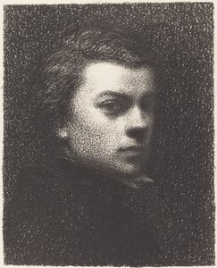 بورتريه ذاتي في سبعة عشر بواسطة Ignace Henri Jean Fantin Latour