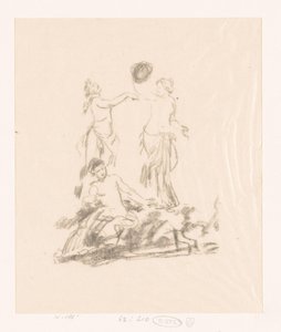 دراسة ثلاث رقصات بواسطة Ignace Henri Jean Fantin Latour
