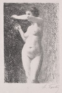 دراسة لحواء بواسطة Ignace Henri Jean Fantin Latour