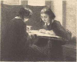 المطرزون بواسطة Ignace Henri Jean Fantin Latour