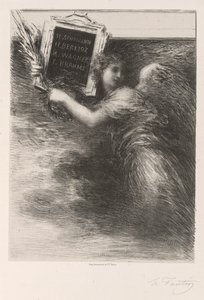 عبقرية الموسيقى بواسطة Ignace Henri Jean Fantin Latour