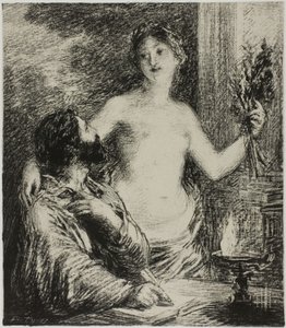الموسيقي بواسطة Ignace Henri Jean Fantin Latour