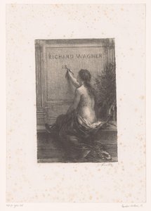 طباعة العنوان لـ: Richard Wagner ، sa vie et ses œuvres Richard Wagner (العنوان على الكائن) Immortalité Life and Works of Richard Wagner (عنوان السلسلة) بواسطة Ignace Henri Jean Fantin Latour